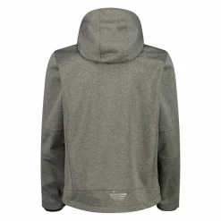 Uomo CMP Giacche Trekking|Giacche Softshell^Giacca da uomo in Softshell melange con cappuccio staccabile