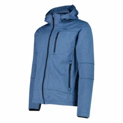 Uomo CMP Giacche Trekking|Giacche Softshell^Giacca da uomo in Softshell melange con cappuccio staccabile