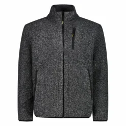 Uomo CMP Maglioni E Felpe^Giacca da uomo rivestita in pile mélange in poliestere riciclato