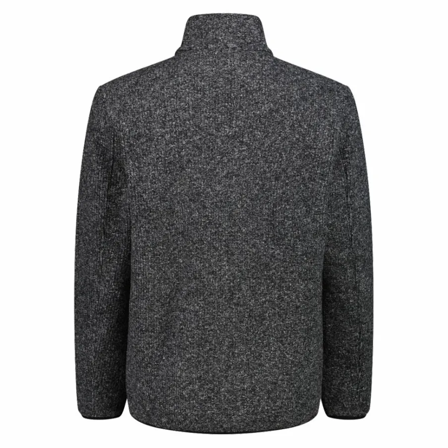 Uomo CMP Maglioni E Felpe^Giacca da uomo rivestita in pile mélange in poliestere riciclato