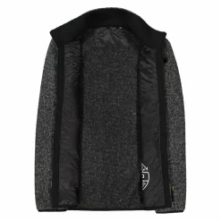 Uomo CMP Maglioni E Felpe^Giacca da uomo rivestita in pile mélange in poliestere riciclato