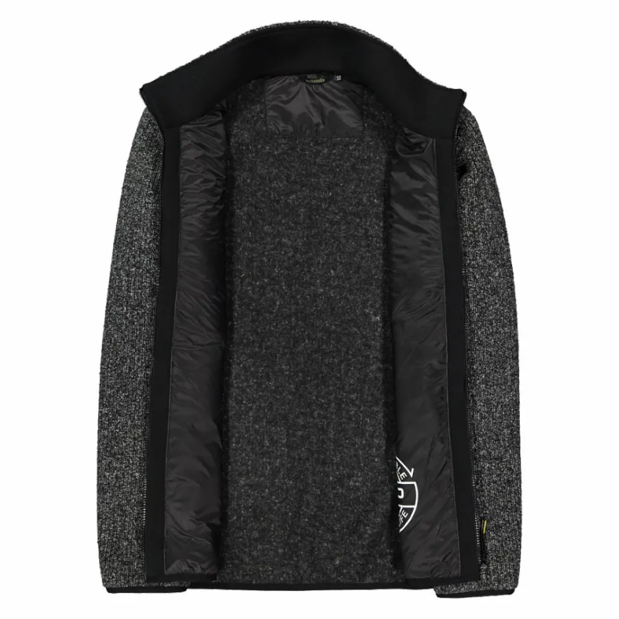 Uomo CMP Maglioni E Felpe^Giacca da uomo rivestita in pile mélange in poliestere riciclato