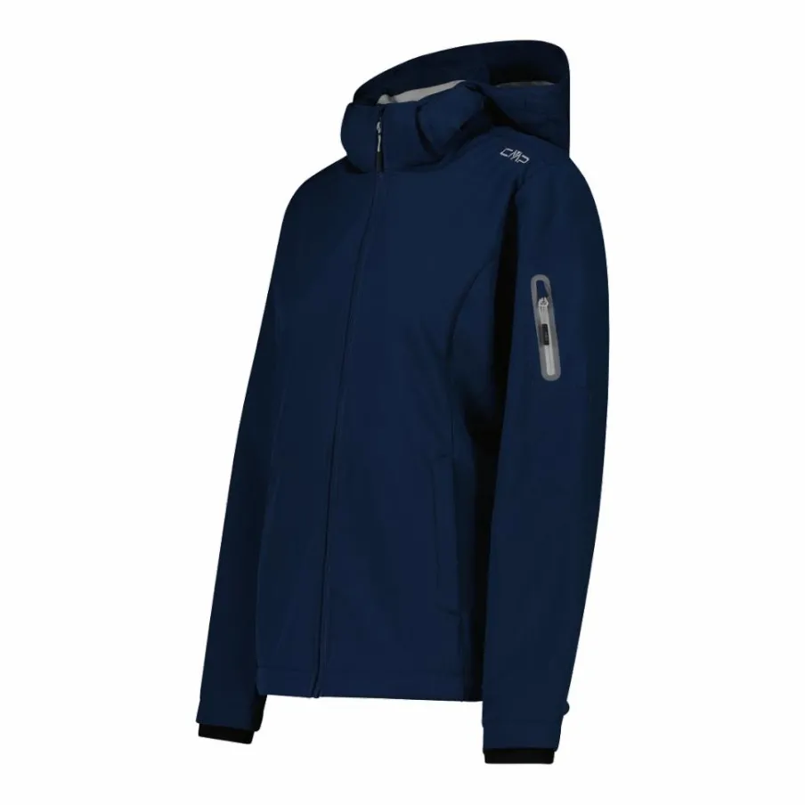 Donna CMP Giacche Trekking|Giacche Softshell^Giacca donna in Softshell con cappuccio staccabile