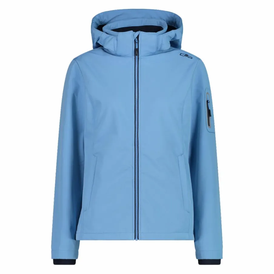Donna CMP Giacche Trekking|Giacche Softshell^Giacca donna in Softshell con cappuccio staccabile