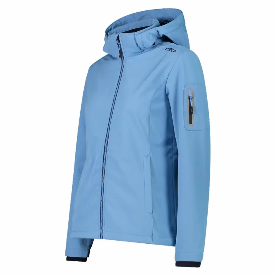 Donna CMP Giacche Trekking|Giacche Softshell^Giacca donna in Softshell con cappuccio staccabile