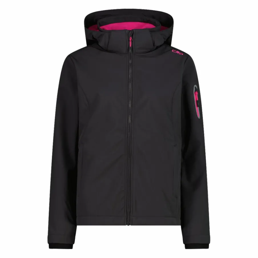Donna CMP Giacche Trekking|Giacche Softshell^Giacca donna in Softshell con cappuccio staccabile