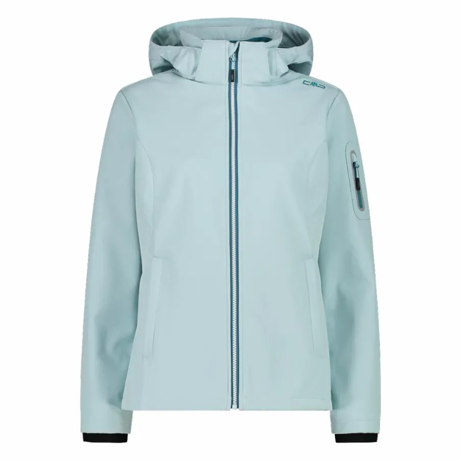 Donna CMP Giacche Trekking|Giacche Softshell^Giacca donna in Softshell con cappuccio staccabile