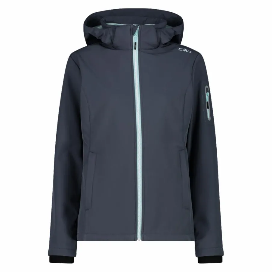 Donna CMP Giacche Trekking|Giacche Softshell^Giacca donna in Softshell con cappuccio staccabile