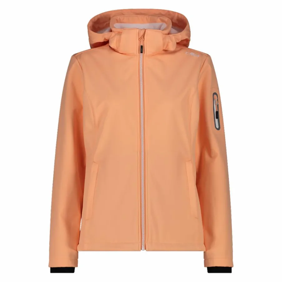 Donna CMP Giacche Trekking|Giacche Softshell^Giacca donna in Softshell con cappuccio staccabile