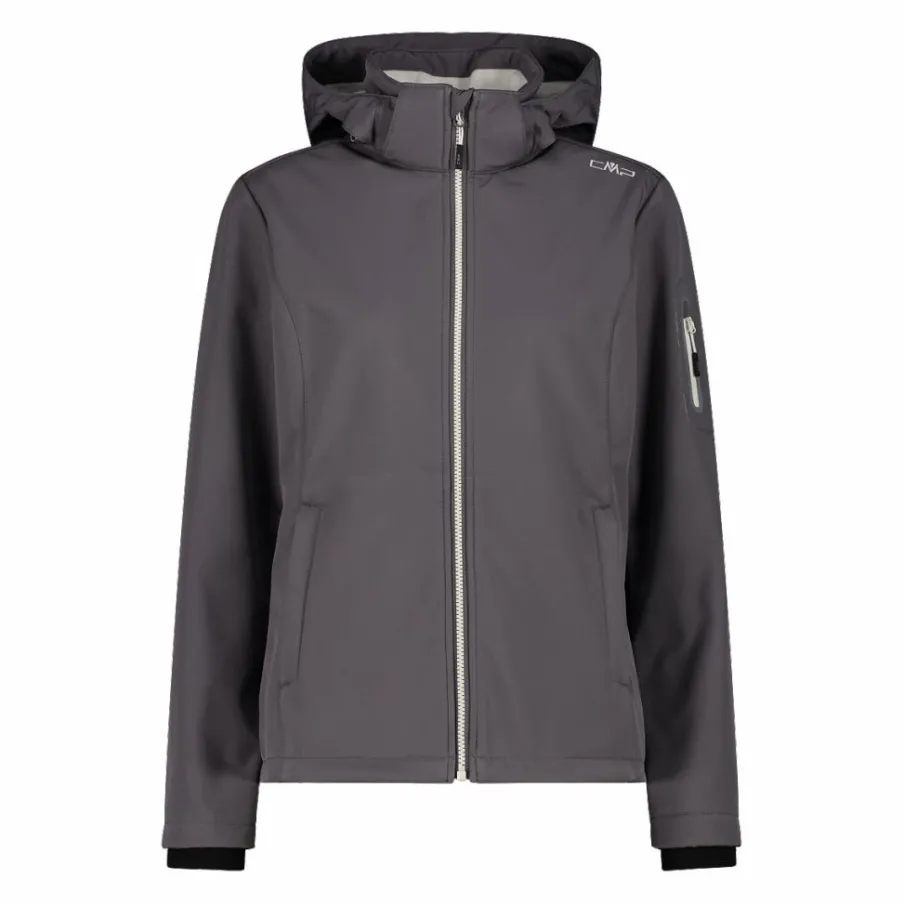 Donna CMP Giacche Trekking|Giacche Softshell^Giacca donna in Softshell con cappuccio staccabile