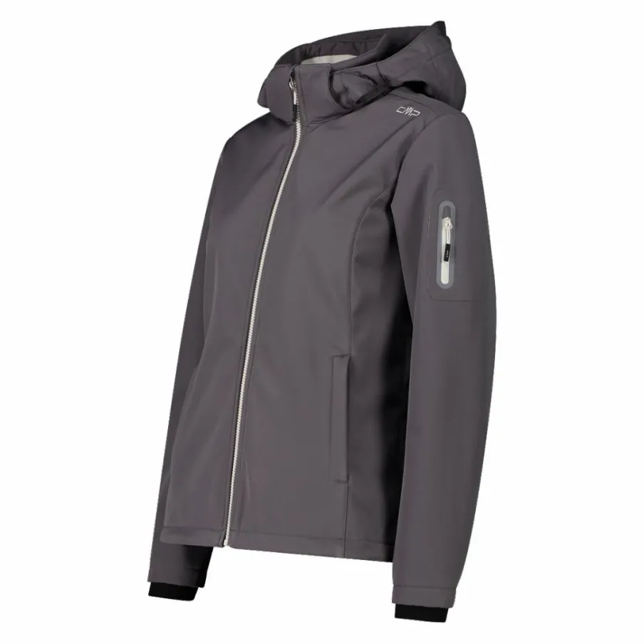 Donna CMP Giacche Trekking|Giacche Softshell^Giacca donna in Softshell con cappuccio staccabile