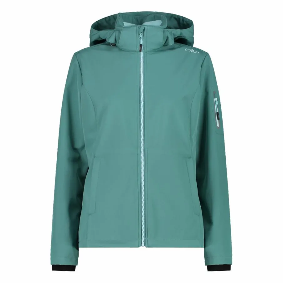 Donna CMP Giacche Trekking|Giacche Softshell^Giacca donna in Softshell con cappuccio staccabile