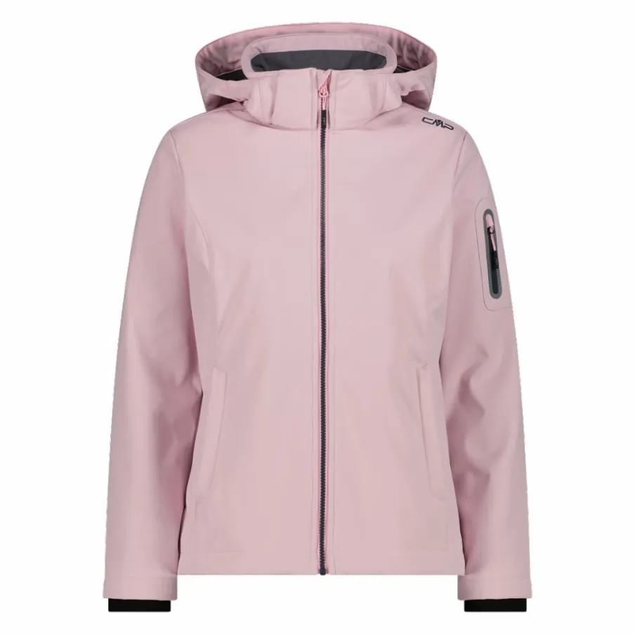 Donna CMP Giacche Trekking|Giacche Softshell^Giacca donna in Softshell con cappuccio staccabile