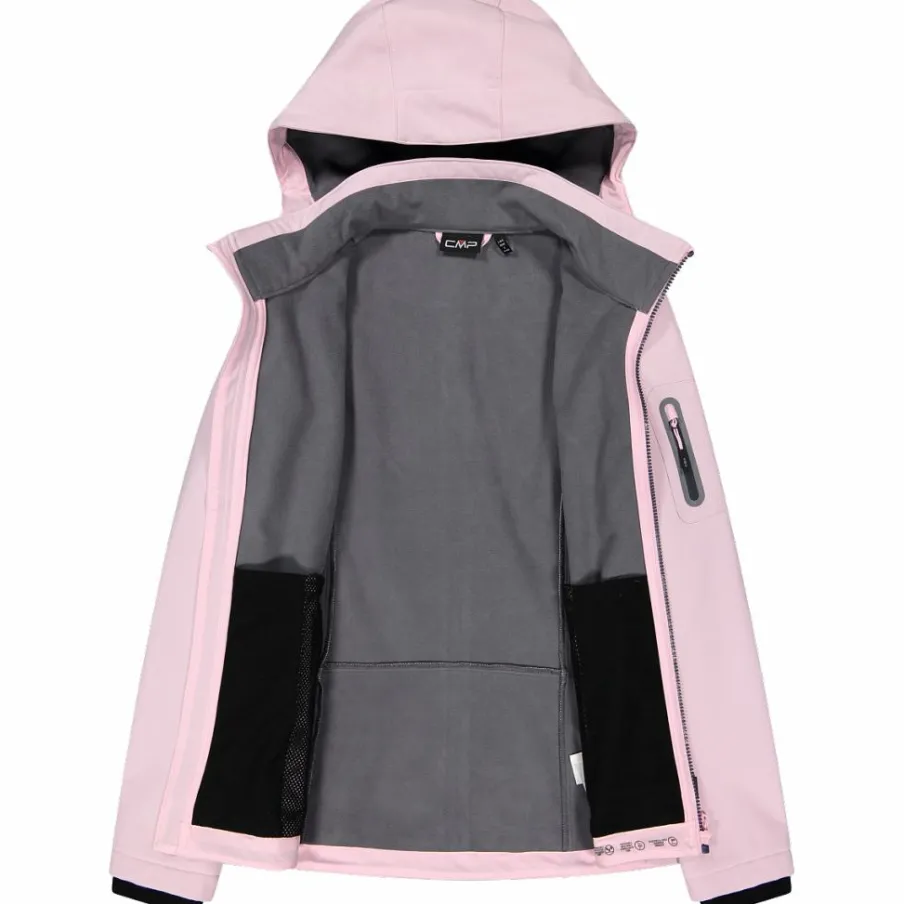 Donna CMP Giacche Trekking|Giacche Softshell^Giacca donna in Softshell con cappuccio staccabile