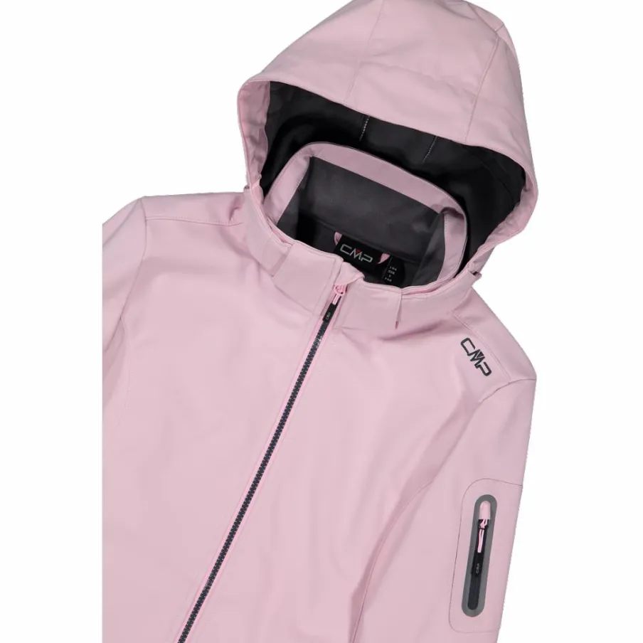 Donna CMP Giacche Trekking|Giacche Softshell^Giacca donna in Softshell con cappuccio staccabile