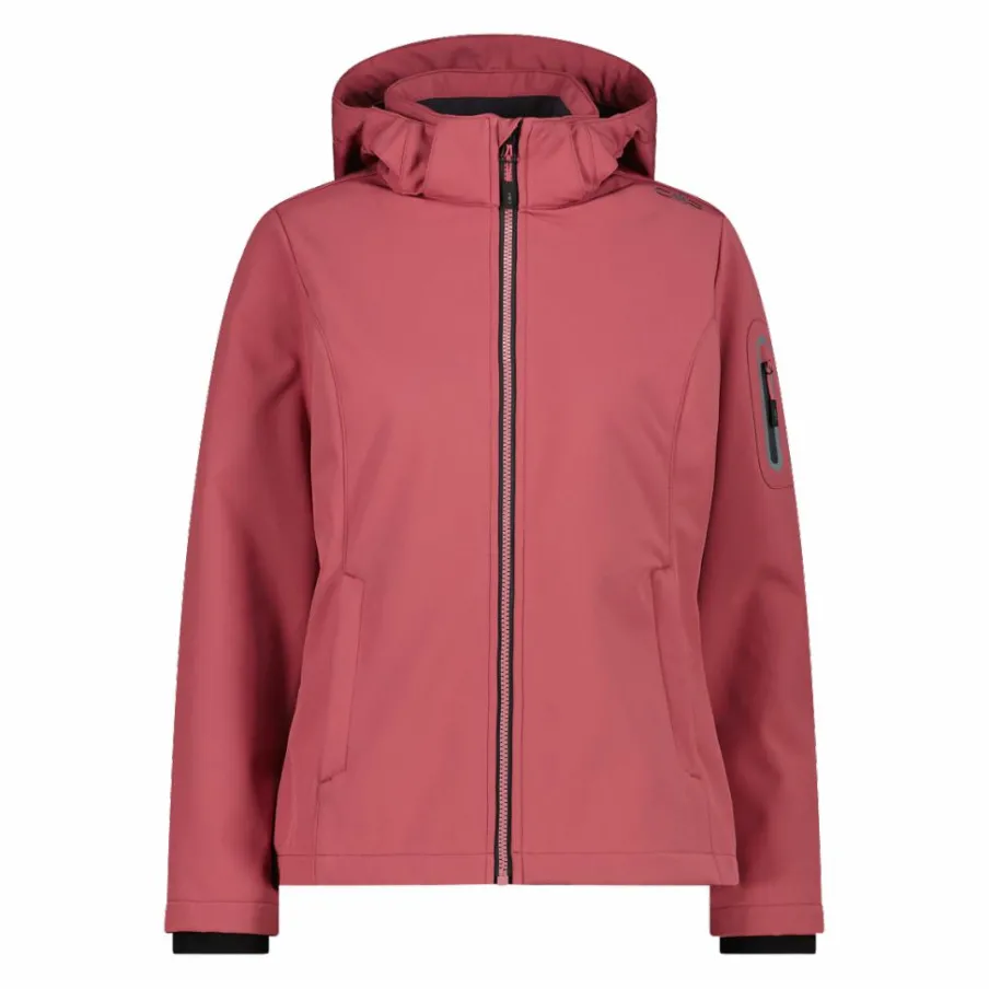 Donna CMP Giacche Trekking|Giacche Softshell^Giacca donna in Softshell con cappuccio staccabile