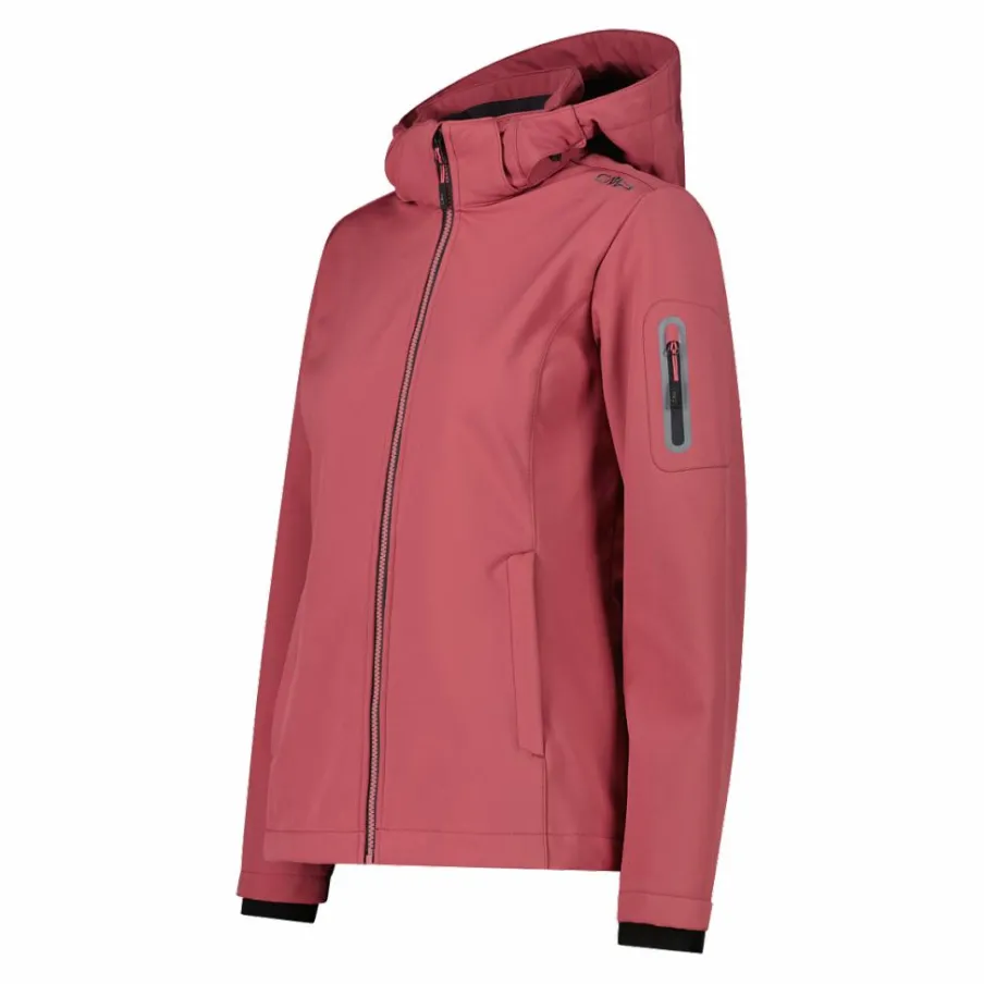 Donna CMP Giacche Trekking|Giacche Softshell^Giacca donna in Softshell con cappuccio staccabile