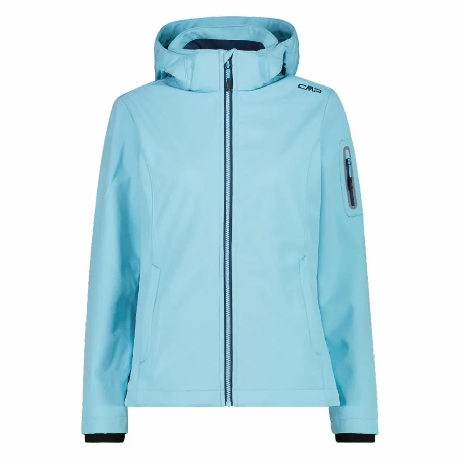 Donna CMP Giacche Trekking|Giacche Softshell^Giacca donna in Softshell con cappuccio staccabile