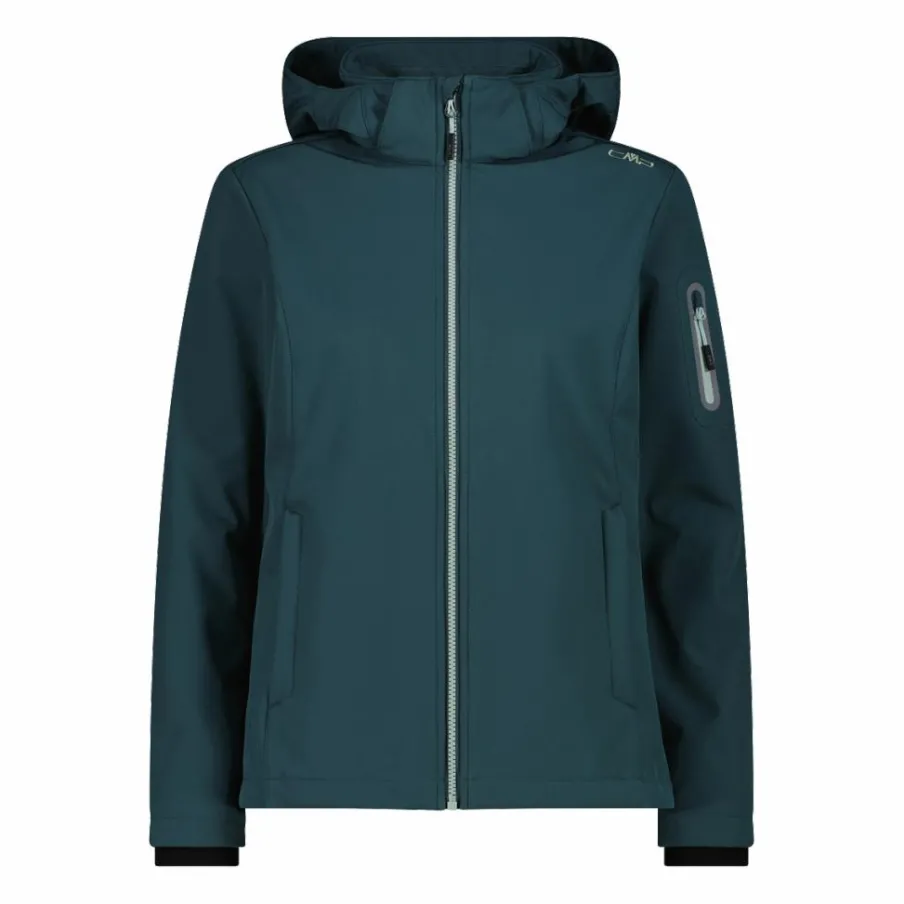 Donna CMP Giacche Trekking|Giacche Softshell^Giacca donna in Softshell con cappuccio staccabile