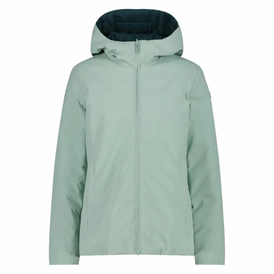 Donna CMP Giacche Imbottite E Piumini|Gusci E Giacche Impermeabili^Giacca double face con cappuccio da donna