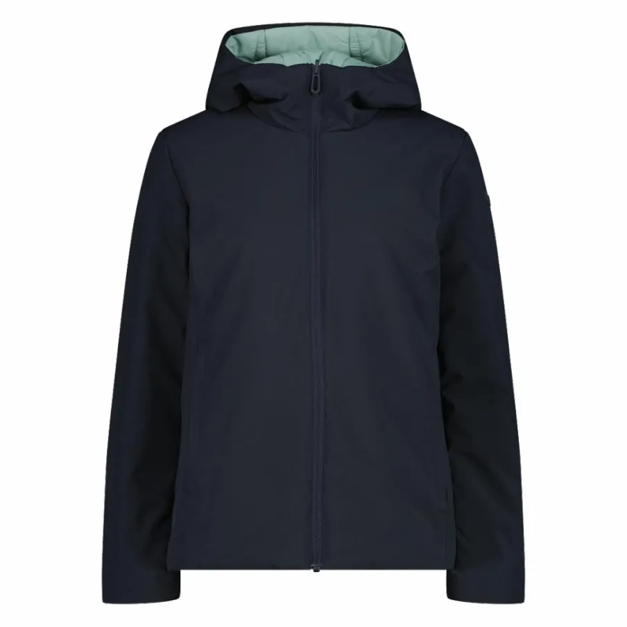 Donna CMP Giacche Imbottite E Piumini|Gusci E Giacche Impermeabili^Giacca double face con cappuccio da donna