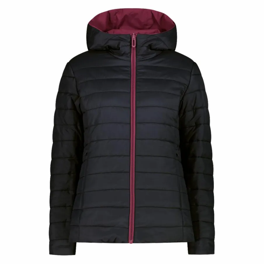 Donna CMP Giacche Imbottite E Piumini|Gusci E Giacche Impermeabili^Giacca double face con cappuccio da donna