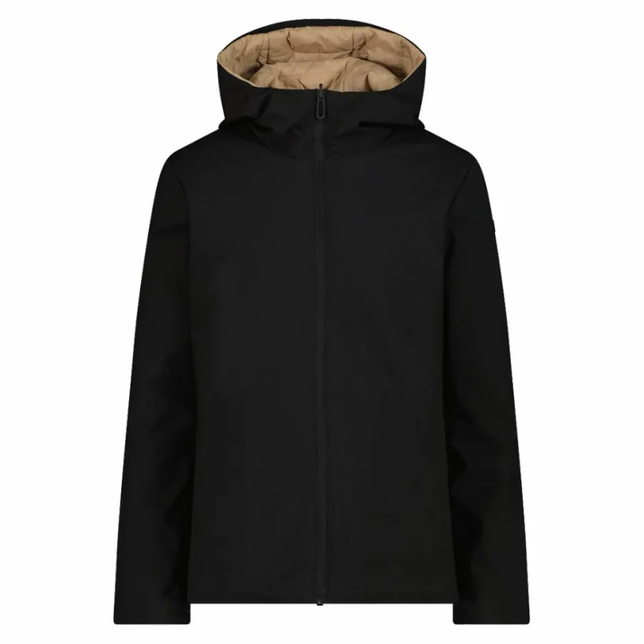 Donna CMP Giacche Imbottite E Piumini|Gusci E Giacche Impermeabili^Giacca double face con cappuccio da donna