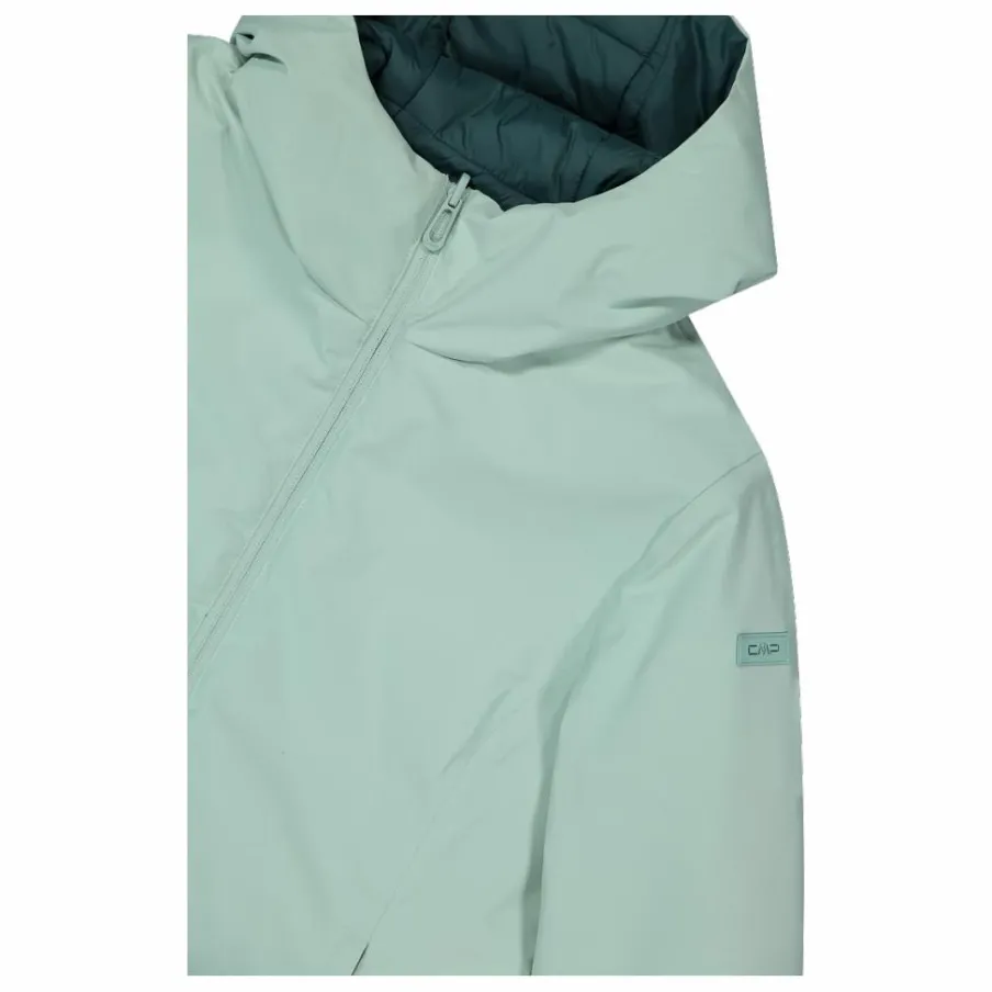 Donna CMP Giacche Imbottite E Piumini|Gusci E Giacche Impermeabili^Giacca double face con cappuccio da donna