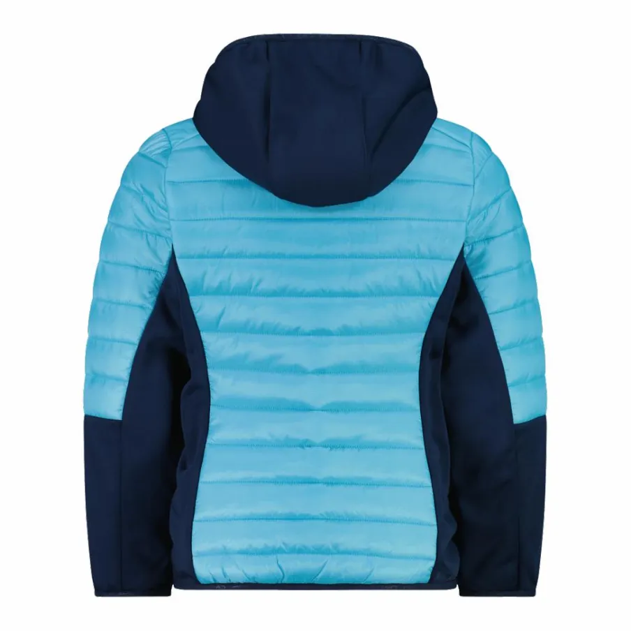 CMP Giacche E Piumini^Giacca ibrida bambina imbottita con cappuccio