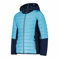 CMP Giacche E Piumini^Giacca ibrida bambina imbottita con cappuccio