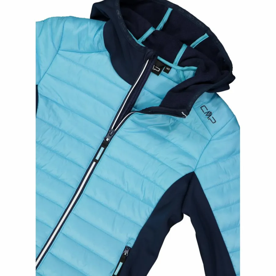 CMP Giacche E Piumini^Giacca ibrida bambina imbottita con cappuccio