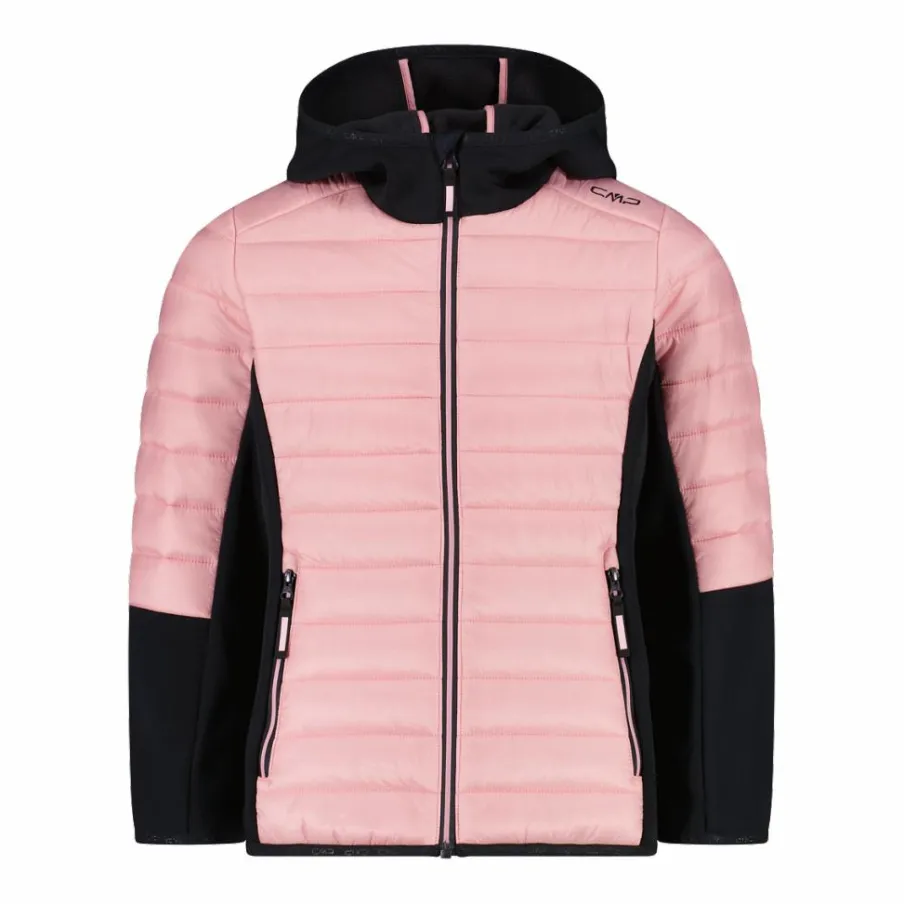 CMP Giacche E Piumini^Giacca ibrida bambina imbottita con cappuccio