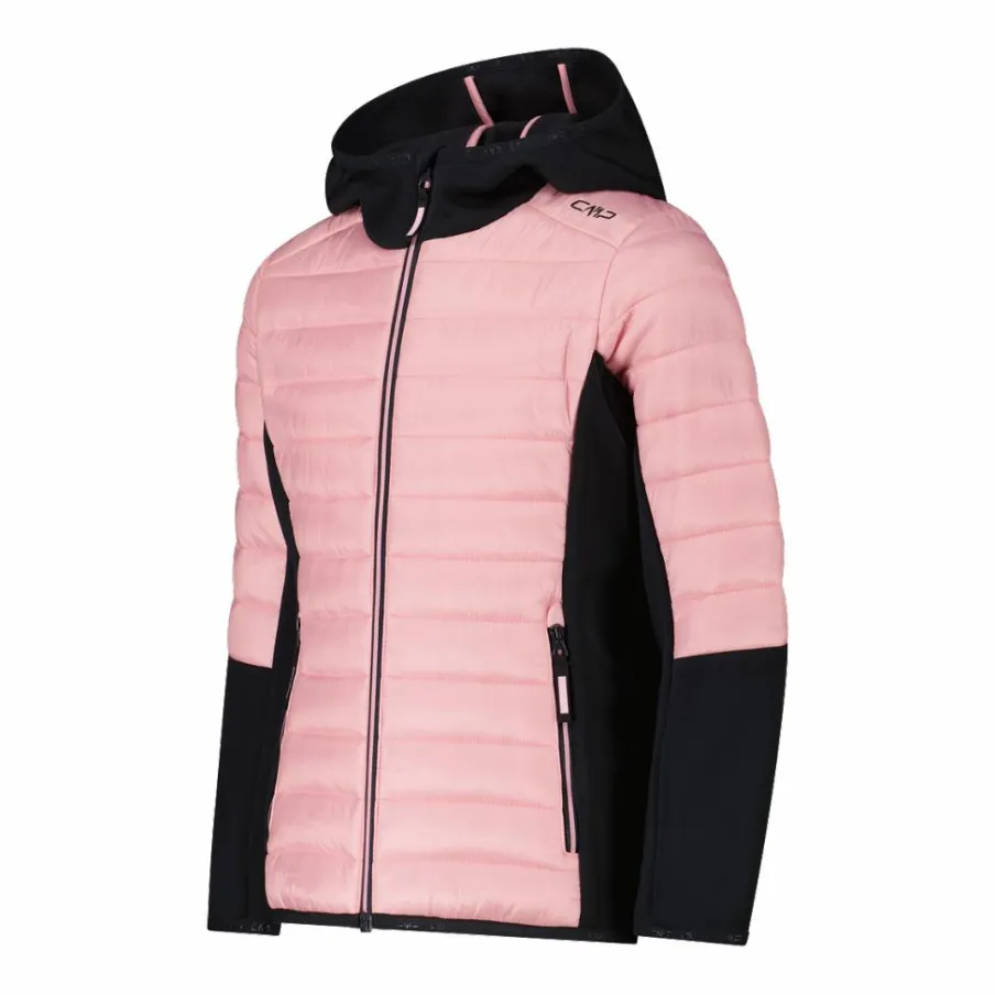 CMP Giacche E Piumini^Giacca ibrida bambina imbottita con cappuccio