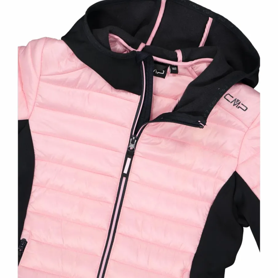 CMP Giacche E Piumini^Giacca ibrida bambina imbottita con cappuccio