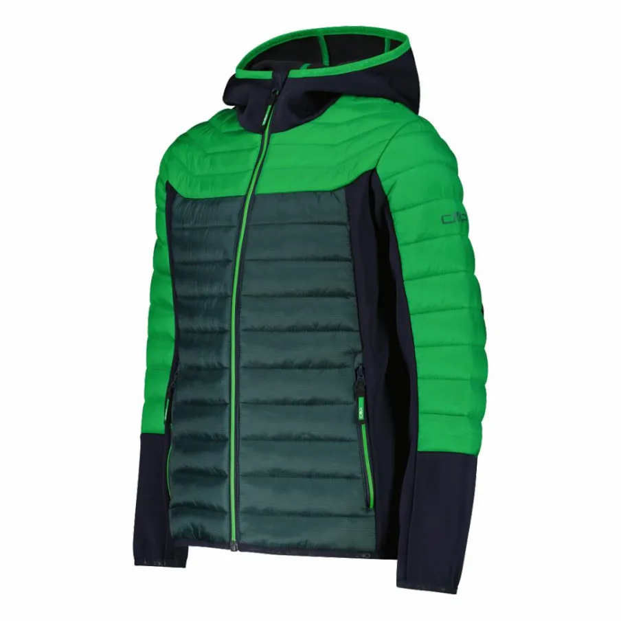 Bambino CMP Giacche E Piumini^Giacca ibrida bambino imbottita con cappuccio