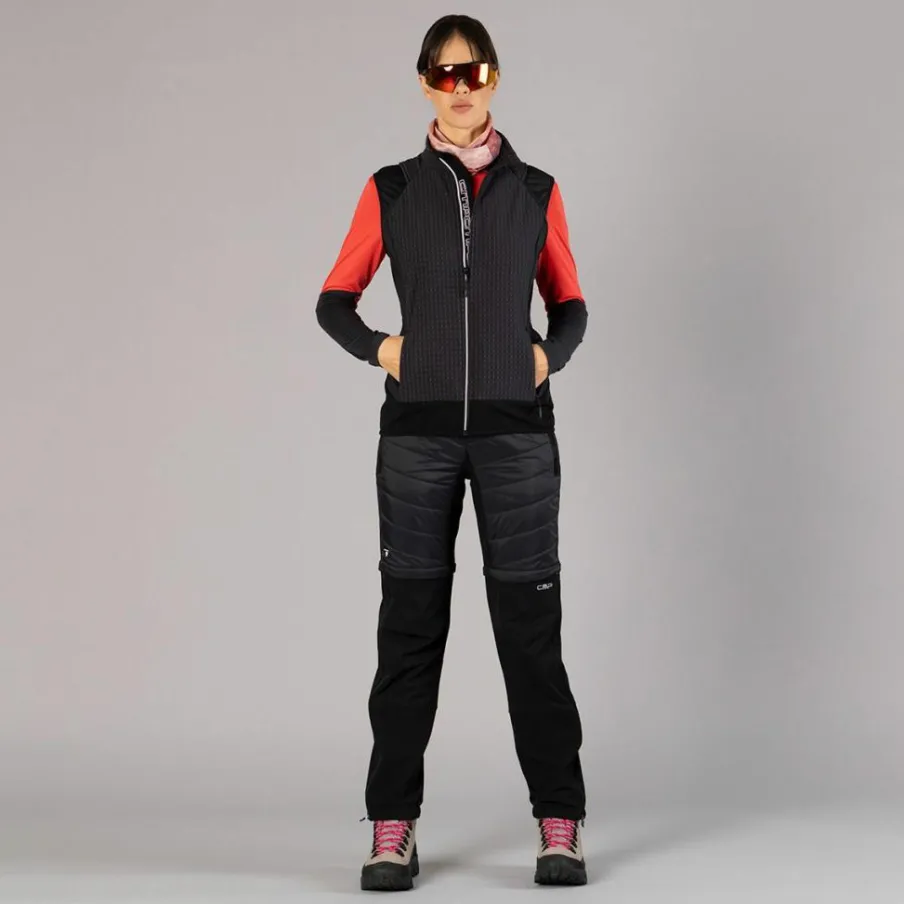 Donna CMP Gilet E Smanicati|Giacche Trekking^Giacca ibrida da donna con maniche removibili