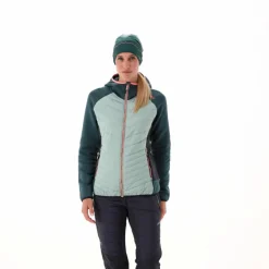 Donna CMP Pile^Giacca ibrida imbottita con cappuccio da donna Unlimitech