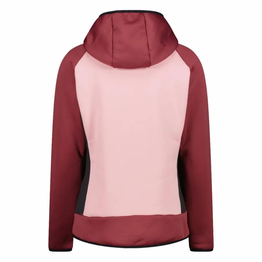 Donna CMP Pile^Giacca ibrida imbottita con cappuccio da donna Unlimitech