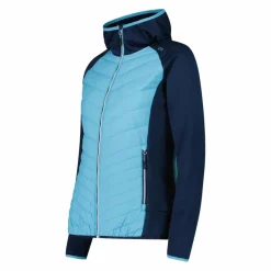 Donna CMP Pile^Giacca ibrida imbottita con cappuccio da donna Unlimitech