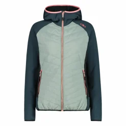Donna CMP Pile^Giacca ibrida imbottita con cappuccio da donna Unlimitech