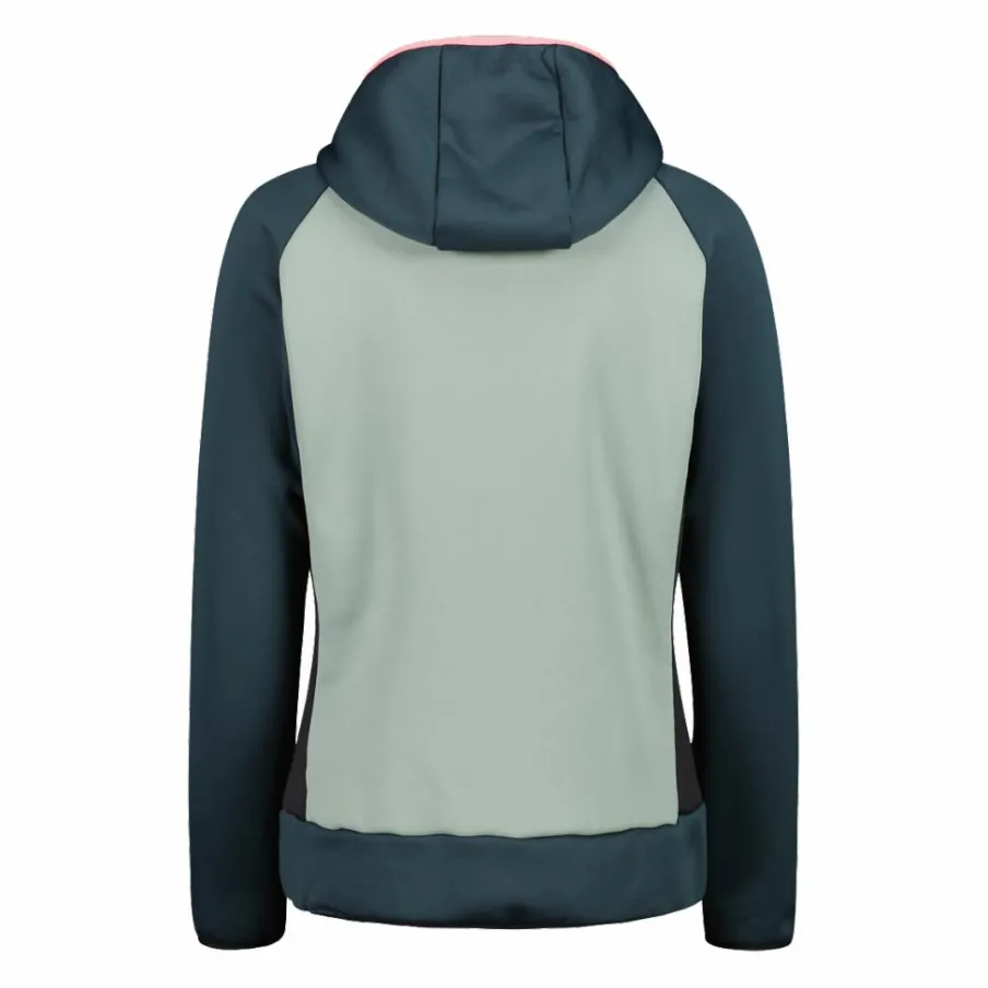 Donna CMP Pile^Giacca ibrida imbottita con cappuccio da donna Unlimitech