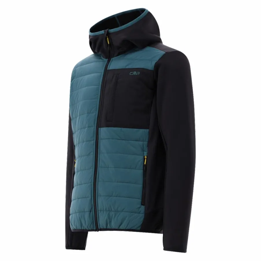 Uomo CMP Pile^Giacca ibrida imbottita con cappuccio da uomo Unlimitech