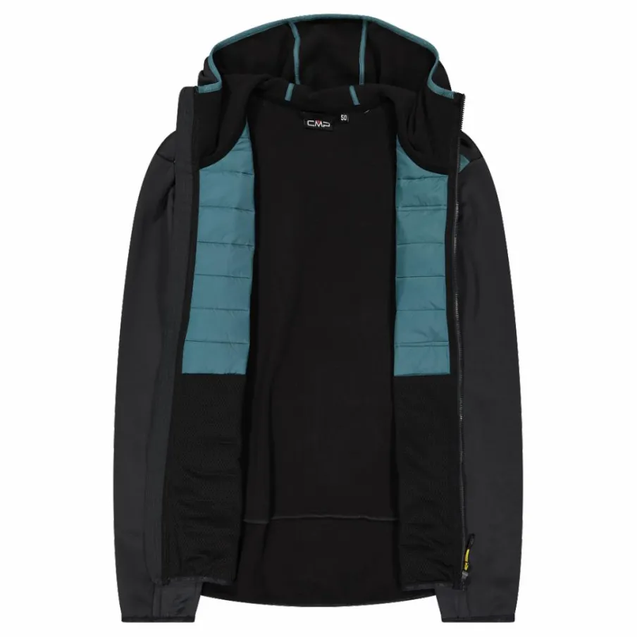 Uomo CMP Pile^Giacca ibrida imbottita con cappuccio da uomo Unlimitech