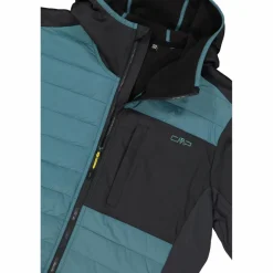 Uomo CMP Pile^Giacca ibrida imbottita con cappuccio da uomo Unlimitech