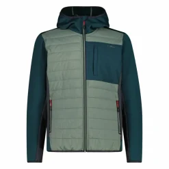 Uomo CMP Pile^Giacca ibrida imbottita con cappuccio da uomo Unlimitech