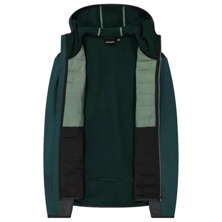 Uomo CMP Pile^Giacca ibrida imbottita con cappuccio da uomo Unlimitech