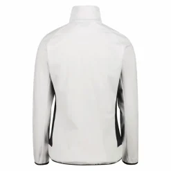 Donna CMP Pile^Giacca Ibrida in pile con zip da donna in knit tech