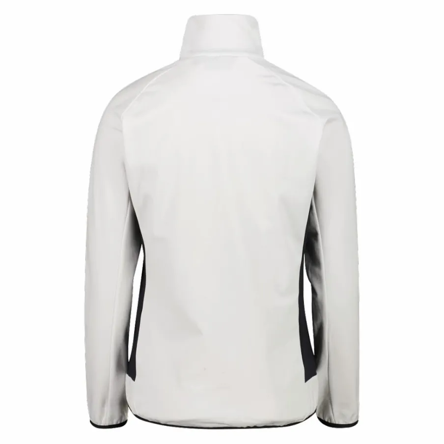 Donna CMP Pile^Giacca Ibrida in pile con zip da donna in knit tech