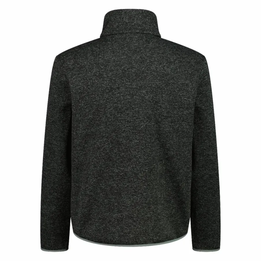 Uomo CMP Pile^Giacca ibrida in pile da uomo in Knit Tech melange