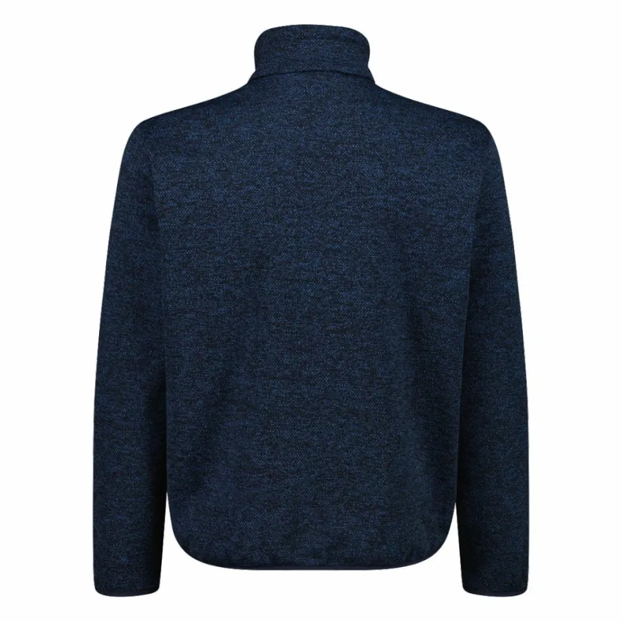 Uomo CMP Pile^Giacca ibrida in pile da uomo in Knit Tech melange